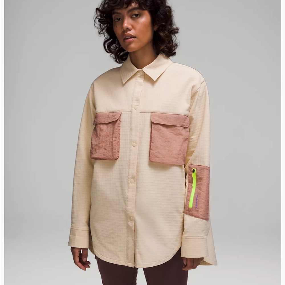 Grid Fleece Hiking Overshirt